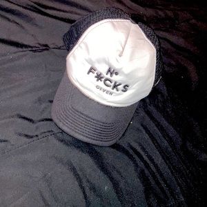Black and white Field Grade Hat — Used throw me and offer